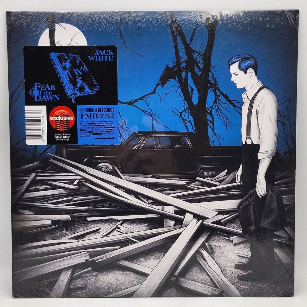 Jack White Fear Of The Dawn Moon Glow White Vinyl LP 2021 Third Man Target